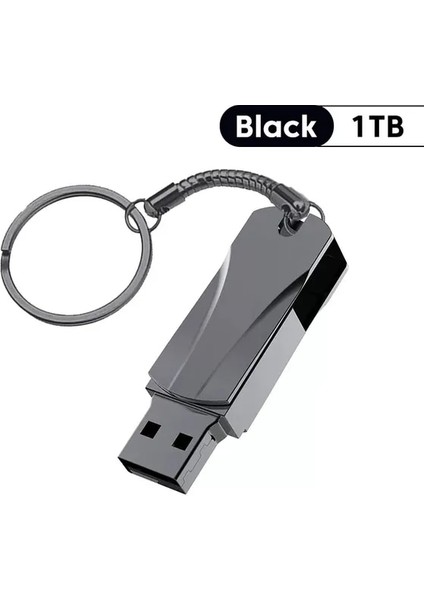 1 Tb Siyah Elough USB 3.0 Yüksek Hızlı Flash Disk Su Geçirmez Mini Sürücü 32G USB Disk Metal Sürücü 2 Tb/1 TB/512 Tb Flash Disk Sürücüsü (Yurt Dışından)
