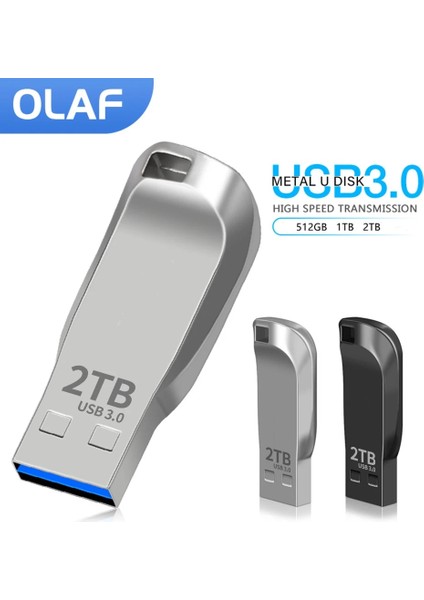 512GB Olaf USB Stick 3.0 USB Flash Sürücü 512GB 1tb 2tb Yüksek Hızlı Kalem Sürücüler Pendrive USB Flash Disk Flashdrive 1tb 2tb Pc Için Bellek (Yurt Dışından)
