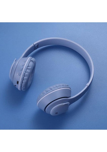 Mavi 3.5mm Gürültü Önleyici Kablolu Kulaklık Mikrofon Pc / Dizüstü Bilgisayar / Bilgisayar Için Mikrofonlu Evrensel USB Kulaklık (Yurt Dışından)