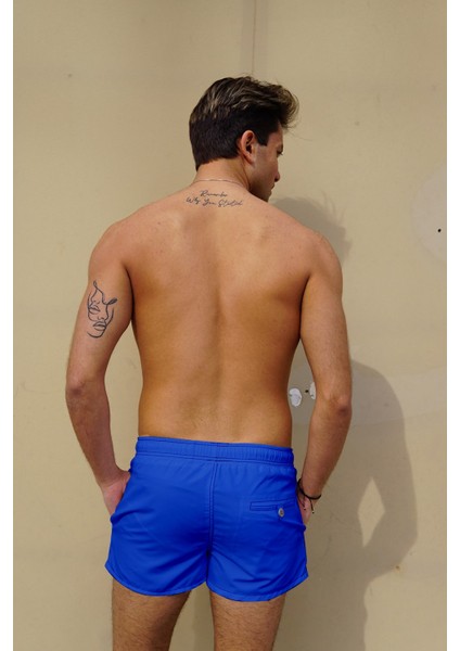 Erkek Kısa Deniz Şort C12202 Saks modelleri