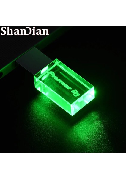 Kırmızı LED 64 GB Renkli LED USB Flash Sürücü 128 GB Özel Logo Yüksek Hızlı Yazma Okuma Bellek Çubuğu Işığı Pioneer Dj Premium Pendrive 64 GB (Yurt Dışından) fırsatları