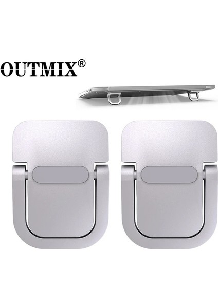 Siyah Dizüstü Bilgisayar Standı Masa Bilgisayar Klavye Standı Yükseltici Alüminyum Mini Taşınabilir Dizüstü Bilgisayar Standları Macbook Air/pro Standı 10-18 Inç Pc (Yurt Dışından) fiyatları
