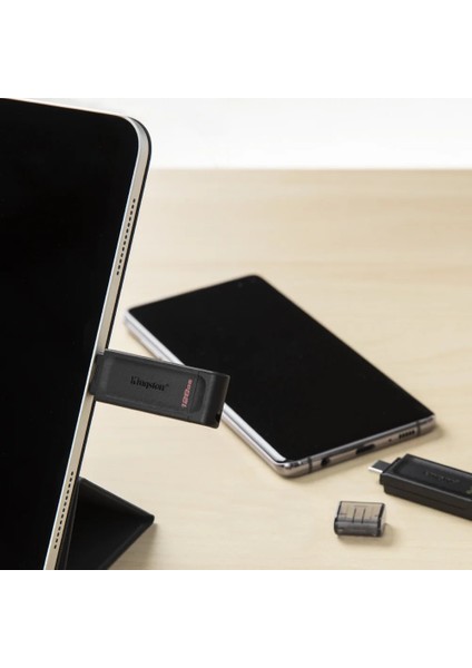128 GB Kingston USB C Flash Sürücü DT70 32 GB 64 GB 128 GB Dizüstü Bilgisayarlar, Tabletler ve Akıllı Telefonlar Için Pendrive USB 3.2 Gen 1 Tip-C Kalem Sürücü (Yurt Dışından) fiyatları