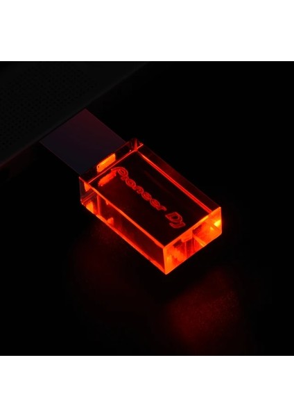 Kırmızı LED 4 GB Renkli LED USB Flash Sürücü 128 GB Özel Logo Yüksek Hızlı Yazma Okuma Bellek Çubuğu Işığı Pioneer Dj Premium Pendrive 64 GB (Yurt Dışından)