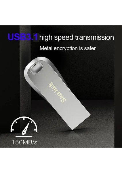 32 GB Sandisk Usb3.1 Flash Sürücü 32 GB Kalem Sürücü Memory Stick 150 Mb/s U Disk Metal USB Anahtarı Dizüstü Bilgisayar/tablet/tv/araba/pc (Yurt Dışından) modelleri