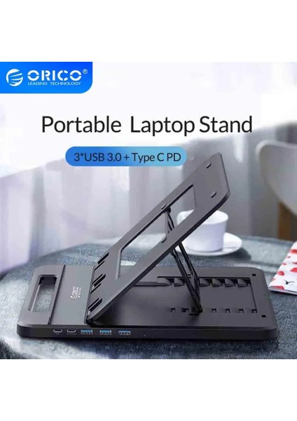 HDMI Uyumlu Orıco Dizüstü Bilgisayar Standı USB 3.0 Tip-C 7 Açı Ayarlanabilir Kaymaz Masaüstü Dizüstü Tutucu iPad Pro/ipad Air/ipad (Yurt Dışından) fiyatları