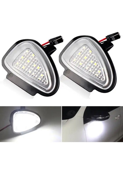 Golf 6 Ayna Altı Beyaz LED Aydınlatma