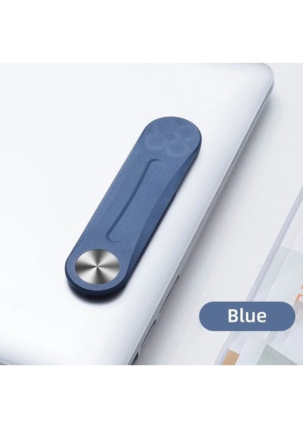 Koyu Mavi 2 Dizüstü Bilgisayar Standı Desteği Macbook Air Pro Dizüstü iPhone Xiaomi Masaüstü Tutucu Bilgisayar Dizüstü Aksesuarları (Yurt Dışından)