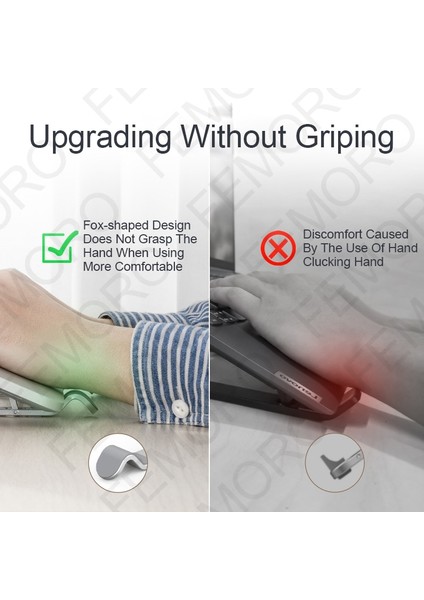 Plastik Siyah Femoro Dizüstü Bilgisayar Standı Katlanabilir Taşınabilir Dizüstü Bilgisayar Standı 7 Açılı Ayarlanabilir Tablet Standı 10 Ila 15,6 Inç Macbook Pro Lenovo Dell (Yurt Dışından) fırsatları