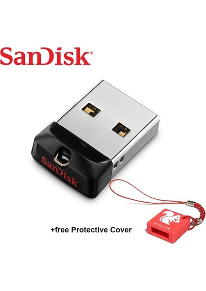 SDK-CZ33 8 GB Sandisk USB 2.0 Cruzer Fit Flash Sürücü Mini Kalem Sürücüler 64 GB 32 GB 16 GB 8 GB USB Sopa U Disk SDCZ33 Pc Araba Için USB Anahtarı (Yurt Dışından)