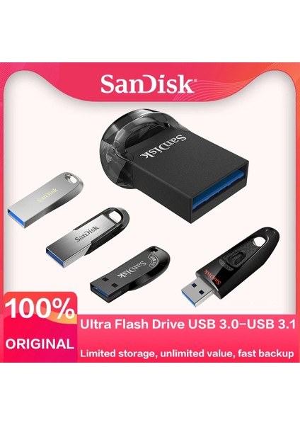 CZ73-1PCS 128GB Sandisk CZ48 CZ73 CZ74 CZ410 CZ430 16GB USB 3.1 512GB Flash Sürücü 32GB Mini Kalem Sürücü 64GB 256GB Hafıza Çubuğu 128GB Pc/not Için (Yurt Dışından)