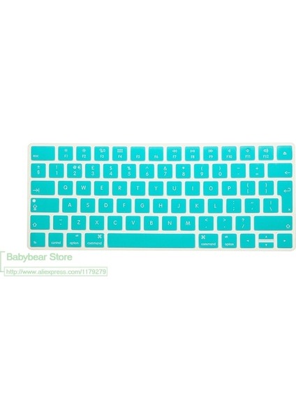 Whiteblue Apple Magic Keyboard Için Silikon Klavye Kapak Koruyucu Magic Keyboard Için Euro Ab Ingılızce Avrupa Sihirli Kablosuz Klavye (Yurt Dışından)