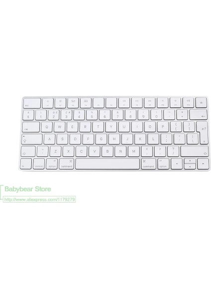 Whiteblue Apple Magic Keyboard Için Silikon Klavye Kapak Koruyucu Magic Keyboard Için Euro Ab Ingılızce Avrupa Sihirli Kablosuz Klavye (Yurt Dışından) fırsatları