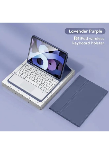 Mor Kablosuz Bluetooth Uyumlu Klavye Koruyucu Kılıf Seti Ipad PRO11 Air5 10.9 Inç 11 Inç Tablet Aksesuarları (Yurt Dışından)