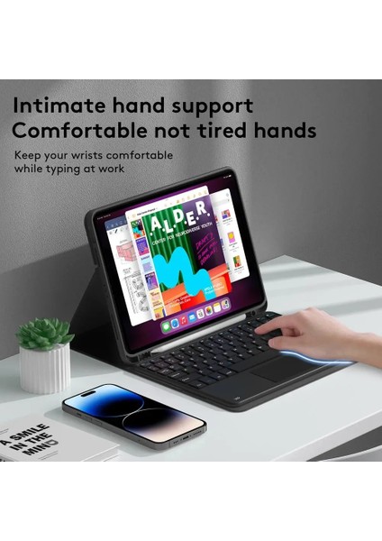 Mor Kablosuz Bluetooth Uyumlu Klavye Koruyucu Kılıf Seti Ipad PRO11 Air5 10.9 Inç 11 Inç Tablet Aksesuarları (Yurt Dışından)