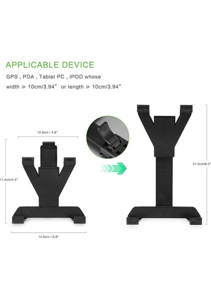 Style1 Koşu Bandı Tablet Standı Bisiklet Motosiklet Araç Tutucu Eller Serbest Dinamik Bisiklet Tabletleri Pc Braketi iPad Samsung Tab Pc Için 7 - 11" (Yurt Dışından)