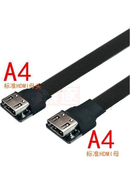 A4-A4 80CM Fpv Hd Uyumlu 90 Derece Adaptör Fpc Şeridini Korumak Için 5 cm Silikon Kılıf Düz Hdtv Kablo Aralığı 20 Pinli Fiş Konnektörü (Yurt Dışından)