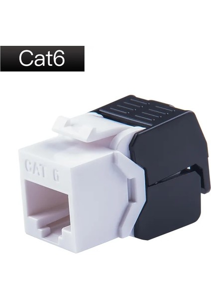 Yeşil 4 Adet Gigabit Ethernet RJ45 Cat6 Renkli Keystone Jakları Aletsiz Tip Ağ Modülleri Aletsiz Bağlantı Opsiyonel 7 Renk (Yurt Dışından)