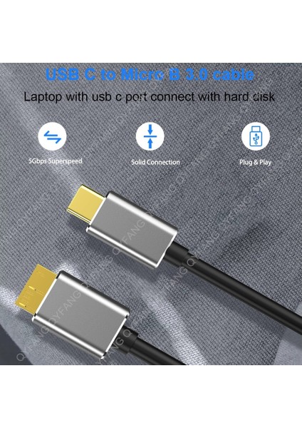 Siyah 1 M Mikro B Kablo Usb3.1 Sabit Disk Kablosu Tip C Usb3.0 USB C Mikro B Kablosu Samsung Seagate Wd HDD SSD Harici Sabit Disk Kablosu (Yurt Dışından) fırsatları