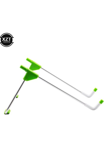 Yeşil Katlanır Taşınabilir Dizüstü Standı Metal Isı Dağılımı Ayarlanabilir Tembel Braketi 10-17 Inç Dizüstü Bilgisayar Için (Yurt Dışından)