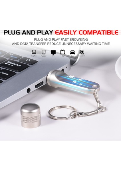 Gümüş 128GB Jaster Mikrofon USB 3.0 Flash Sürücüler 128GB Mini Metal Bellek Çubuğu 64GB Altın Kalem Sürücüsü 32GB Yaratıcı Hediye Gümüş Pendrive 8g (Yurt Dışından) indirimleri