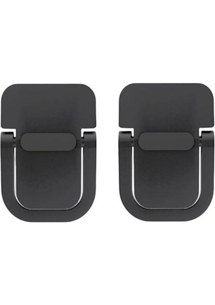Siyah Ifxlıfe Küçük Dizüstü Bilgisayar Standı Ipad Standı Çinko Alaşım Mini Taşınabilir Dizüstü Bilgisayar Standı Macbook Air Için Uygun/pro Standı 10-18 Inç (Yurt Dışından)