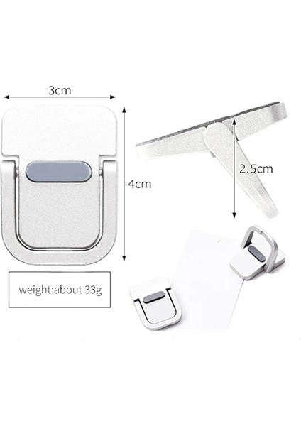 Siyah Ifxlıfe Küçük Dizüstü Bilgisayar Standı Ipad Standı Çinko Alaşım Mini Taşınabilir Dizüstü Bilgisayar Standı Macbook Air Için Uygun/pro Standı 10-18 Inç (Yurt Dışından) indirimleri
