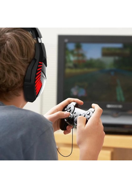 Kırmızı Kabarcık Çanta Onıkuma K5 Pro Oyun Kulaklıkları Stereo Oyun Mikrofonlu Kulaklık USB 3.5mm Kablolu Dizüstü Bilgisayar Pc Için Ps4 Xbox (Yurt Dışından) indirimleri