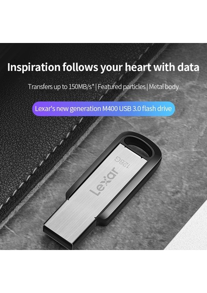 M400 32 GB Lexar Orijinal M400 USB 3.0 Flash Sürücü 32 GB 64 GB 128 GB Jumpdrive Memory Stick 150 Mb/s'ye Kadar Kalem Sürücü Metal U Disk Bilgisayar Için (Yurt Dışından)