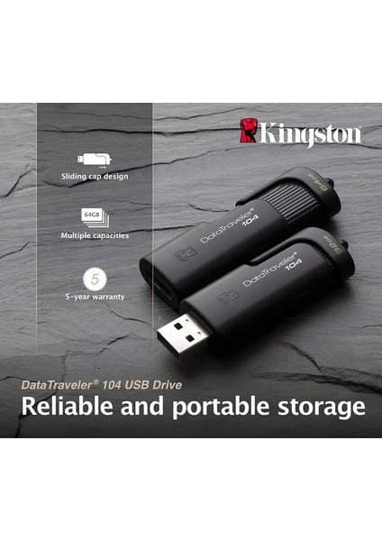 DT50 32GB Kingston DT50 USB 3.0 USB Flash Sürücü 16GB Pendrive 128GB 32GB Pendrive 64GBGB Metal Kalem Sürücüler DT104 Usb2.0 Bellek U Stick (Yurt Dışından) modelleri