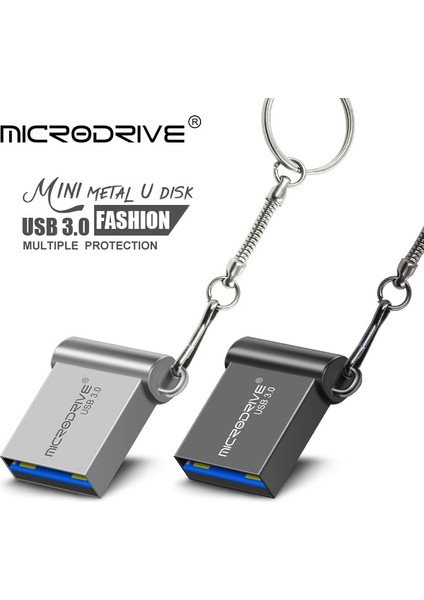 Gümüş 512GB USB 3.0 Mini Metal Flash Sürücü Yüksek Hızlı 8gb 16GB 32GB 64GB Kalem Sürücü Usb3.0 Memory Stick Anahtar 128GB 256GB 512GB U Disk Pendrive (Yurt Dışından)