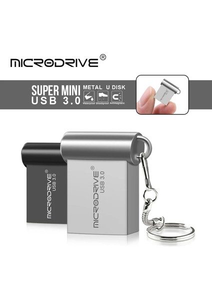 Gümüş 512GB USB 3.0 Mini Metal Flash Sürücü Yüksek Hızlı 8gb 16GB 32GB 64GB Kalem Sürücü Usb3.0 Memory Stick Anahtar 128GB 256GB 512GB U Disk Pendrive (Yurt Dışından)