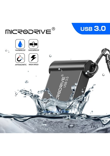 Gümüş 512GB USB 3.0 Mini Metal Flash Sürücü Yüksek Hızlı 8gb 16GB 32GB 64GB Kalem Sürücü Usb3.0 Memory Stick Anahtar 128GB 256GB 512GB U Disk Pendrive (Yurt Dışından)
