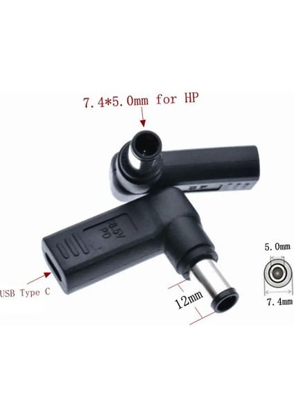 5521 Diğer Pd Parodi Adaptör Tak Dönüştürücü USB Tip C Dişi 7.4x5.0mm 4.5x3.0mm 5.5x2.5mm Erkek Dizüstü Bilgisayar Dc Çıkış Jak Konnektörü (Yurt Dışından) indirimleri