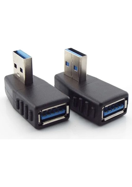 Dowm 5 Adet 1/2/5 Adet USB 3.0 A Erkek Dişi Adaptör Konnektörü Fiş Kablosu Uzatma Genişletici 90 Derece Açı Çoğaltıcı Dizüstü Bilgisayar Için (Yurt Dışından) fırsatları