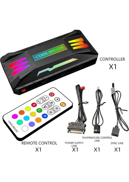 Müzikal Ritim Beyaz P-Argb Denetleyici 4-Pin Pwm Sıcaklık Kontrolü 5V 3-Pin Senkronizasyon Kablosuz Uzaktan Kumanda Şasi Fan Hub (Yurt Dışından) fırsatları