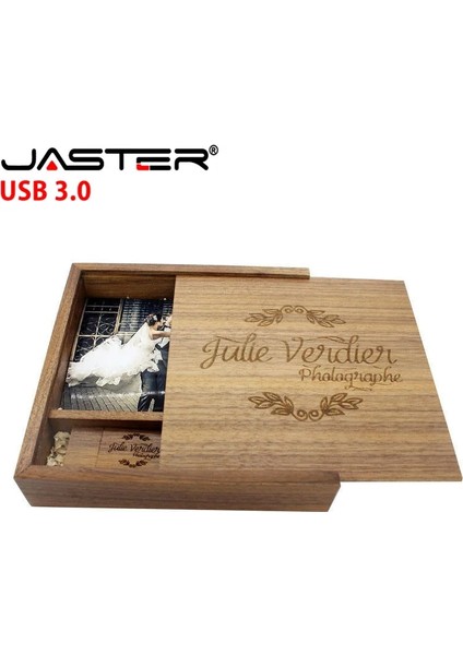 Ceviz Kutusu 16 GB Ücretsiz Logo Ahşap USB 3.0 Flash Sürücü 4g 8g 16G 32G 64 GB 128G Düğün Hediyesi Kalem Sürücüler Kutusu 6*4 Memory Stick Fotoğraf U Disk (Yurt Dışından)