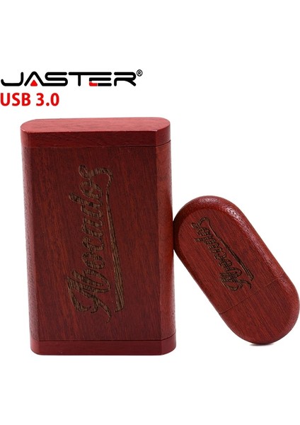 Bambu Kutu ile 64 GB 5 Adet/grup Jaster USB 3.0 Ahşap USB + Kutu Kalem Sürücü 4 GB 16 GB 32 GB 64 GB USB Flash Sürücü Pendrive Memory Stick Ücretsiz Özel Logo (Yurt Dışından)