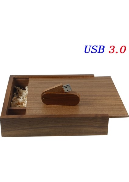 Ceviz Kutusu ve USB B 16GB Jaster USB 3.0 Ahşap Fotoğraf Benzersiz Albüm Kutusu U Disk Pendrive 16GB 32GB Fotoğraf Hediye Ücretsiz Logo (Boyut 170*170*35 Mm) (Yurt Dışından)