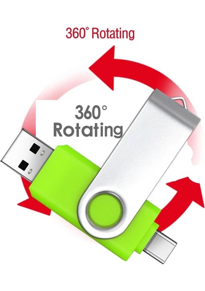 Beyaz Type-C 16GB Metal Otg 2 In 1 Kalem Sürücü 64GB Mikro USB Bellek Çubuğu 32GB Pendrive 16GB Type-C Adaptör USB Flash 8gb Cle USB Flash Sürücü 4gb (Yurt Dışından)