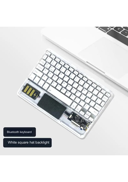 Dark Kablosuz Bluetooth Klavye Apple Telefonlar Için iPad Pro 11 2023 12.9 Ipadair 4 Huawei Xiaomi Için Iso Için: Android Windows Klavye (Yurt Dışından)