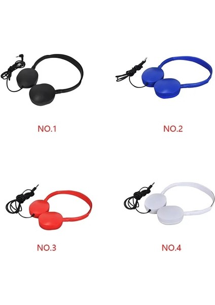 Siyah Kablolu Kulaklık 3 5mm Oyun Bilgisayarı Kulaklık Spor Cep Telefonu Mp3 Dizüstü Bilgisayar Kafaya Monte Kulaklık (Yurt Dışından)