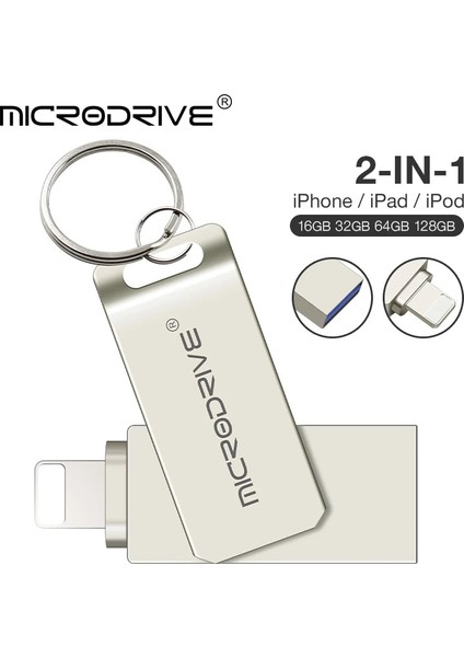 Gümüş 64GB USB 3.0 Pendrive 32GB 64GB 128GB 256GB Flash Sürücü Kişiselleştirilmiş Kalem Sürücü iphone ipad Pc Için (Yurt Dışından) fiyatları