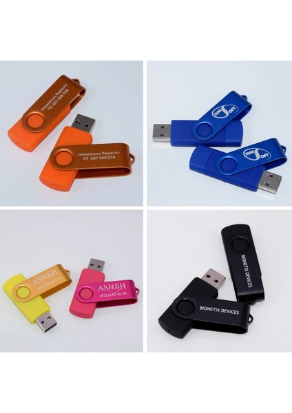 Sarı USB 2.0 1 GB x 10 Adet 10 Adet/grup USB Flash Sürücü 64 GB Kalem Sürücü 512 MB 1 GB 2 GB 4 GB 8 GB 16 GB Pendrives USB Stick 32 GB Memory Stick Ücretsiz Özel Logo Hediye (Yurt Dışından)