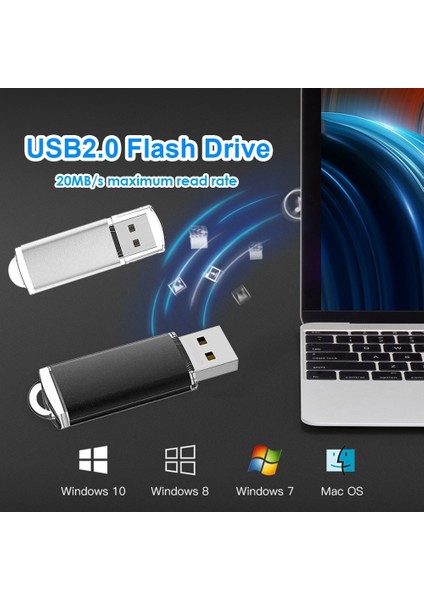 Siyah 512M USB Flash Sürücü USB 2.0 Pendrive Çinko Alaşım Jump Sürücü Bilgisayar Depolama Cihazı Şeffaf Kapaklı 64MB/128MB256MB/512MB/1G/2G/4G (Yurt Dışından) modelleri