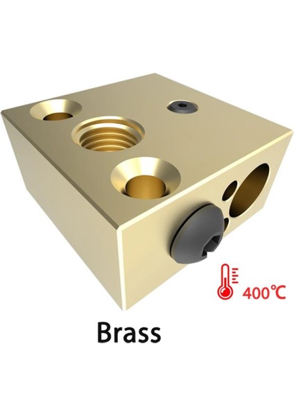Creality Ender 3-CR10 Isıtma Bloğu PIRINÇ(400°C)