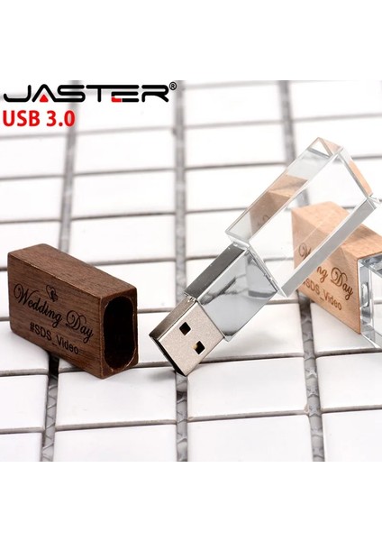 Bambu Kutu 4 GB Jaster Yüksek Hızlı USB 3.0 Ücretsiz Özel Logo Düğün Fotoğrafçılığı Ahşap Kristal 64 GB 32 GB Флешка 16 GB Versiyonu Bellek Flaş Çubuğu (Yurt Dışından) fırsatları