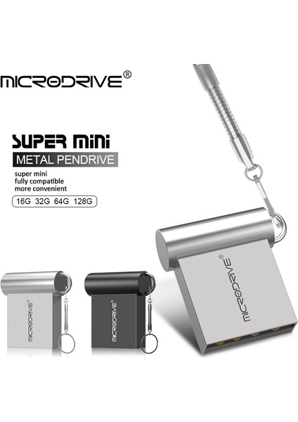 Siyah 64GB USB 2.0 Metal USB Flash Sürücü 128GB 32GB 64GB USB Flash Bellek Çubuğu Kalem Sürücü USB Disk Memoria USB Su Geçirmez (Yurt Dışından)