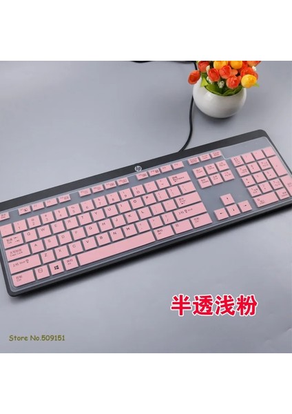 Degrade Pembe Hp Pavilion Hepsi Bir Arada Bilgisayar Zhan 60 Pro G1 SK-2120 KB-1469 KU-1469 23.8 Inç Masaüstü Bilgisayar Klavye Kapak Cilt Koruyucu (Yurt Dışından) modelleri