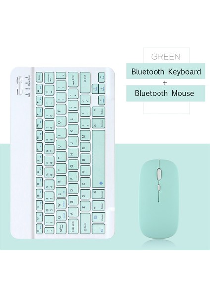 Lavanta Bluetooth Uyumlu Klavye ve Fare Android Için Xiaomi Pad Tablet iPad Pro Ios Slim Için 10 Inç Kablosuz Klavye Mate Için (Yurt Dışından)
